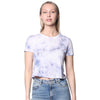 Royal Apparel 55155CTD Weekend Cloud Tie-Dye Boxy Crop Top Made in