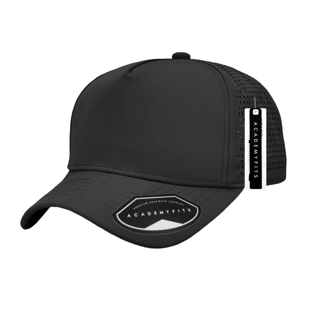 Academy Fits 4000 Perforated 5 Panel Snapback Hat – The Park Wholesale