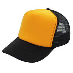 Nissun Cap 5-Panel Foam Trucker Hat, Split Colors - SCC -