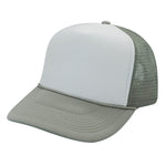 Nissun Foam Trucker Hat, 5 Panel Mesh Cap, Two Tone Colors - SPC
