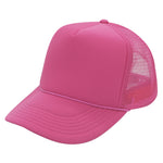 Nissun Foam Trucker Hat, 5 Panel Mesh Cap, Solid Colors - SSC
