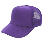 Nissun Foam Trucker Hat, 5 Panel Mesh Cap, Solid Colors - SSC