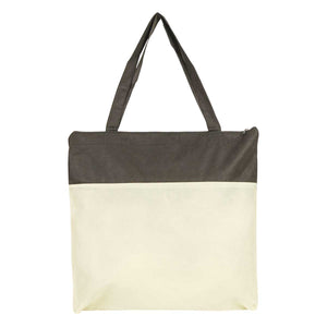 Nissun Zippered Tote ST1165 Shopping Tote Bag -