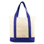 Nissun Deluxe Zippered Cotton Canvas Tote ST4202