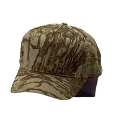 Cobra TEP-C 5 Panel Low Crown Camo Cap with Foldable Ear Flaps -