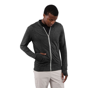 Elevate TM18731 Men's GARNER Lightweight Knit Full Zip Hoodie with Thumb Holes -