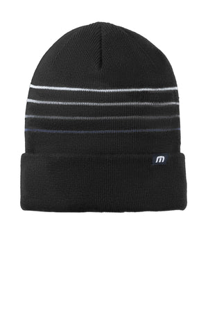 TravisMathew TM1MY393 Striped Cuffed Beanie -