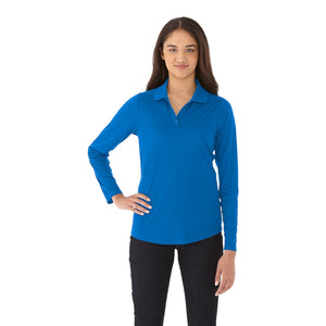 Elevate TM96255 Women's MORI Long Sleeve Performance Polo -