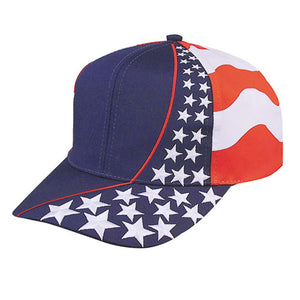 Nissun U.S.A. Flag Cap, USA America Hat - USFLAG-6 -