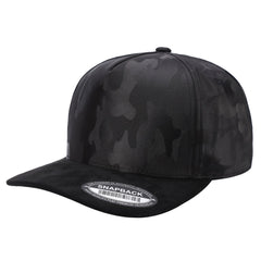 Unbranded 5 Panel Camo Suede Hat -