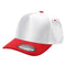 Unbranded Satin Snapback with Suede Bill