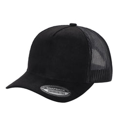 Unbranded Suede 5 Panel Trucker Hat -