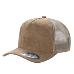 Unbranded Suede 5 Panel Trucker Hat