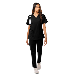 Vel Sentry Ladies 5-Pocket Double Cargo Pocket Scrub Pants VB751 -