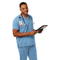 Vel Pioneer Men's Pocket V-Neck Scrub Top VT401