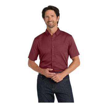 Port Authority W809 Short Sleeve SuperPro React Twill Shirt