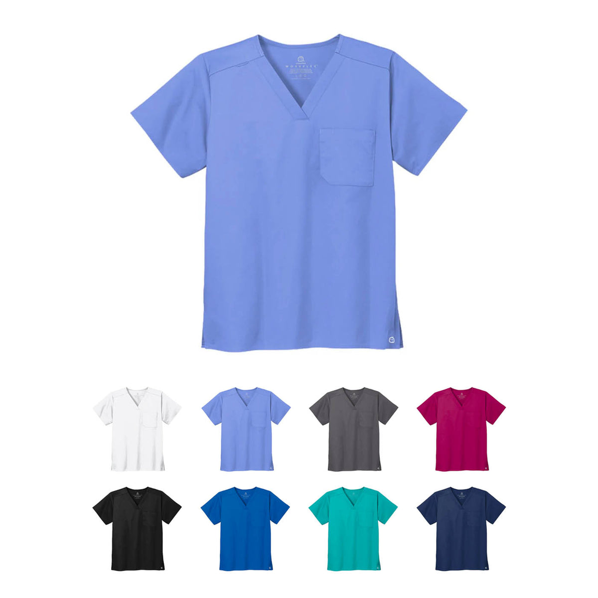 Wink WW3160 Unisex WorkFlex Chest Pocket V-Neck Scrub Top