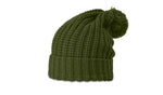 Richardson 143 Chunky Cable Beanie with Cuff & Pom 143R