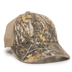Outdoor Cap CGWM-301 Washed Brushed Mesh-Back Camo Cap CGWM301