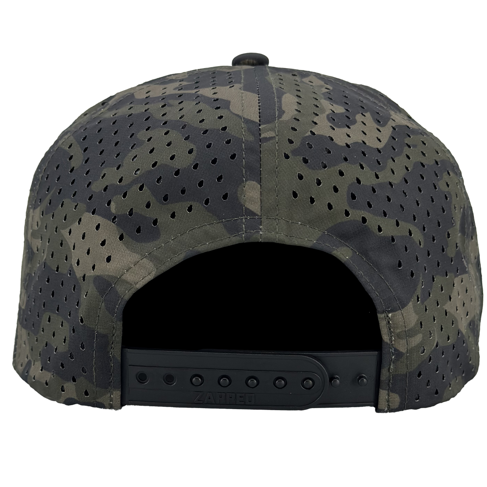 Zapped Headwear Osprey R+ 7 Panel Perforated Rope Cap – The Park