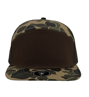 Zapped Headwear Cobra Flat Bill Cap Trucker Mesh Back -