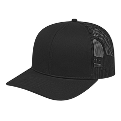 Cap America Custom Embroidered Hat with Logo - Poly/Cotton Mesh Back Cap i3038 -