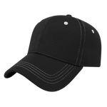 Cap America Custom Embroidered Hat with Logo - Soft Textured Polyester Mesh Cap i7024