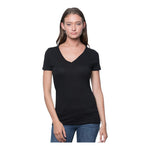 Royal Apparel Women’s 50/50 Blend V-Neck T-Shirt – Style 17030W Made in USA