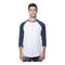 Royal Apparel Unisex Triblend Raglan Baseball T-Shirt – Style 20060 Made in USA