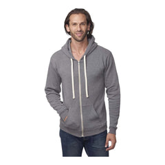 Royal Apparel Unisex Organic RPET Fleece Zip Hoodie – Style 96050 Made in USA -