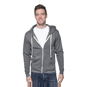 Royal Apparel Unisex Organic RPET French Terry Zip Hoodie – Style 97150 Made in USA