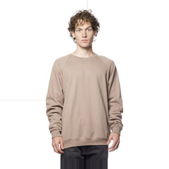 Royal Apparel Unisex Organic Raglan Crewneck Sweatshirt – Style 21053ORG Made in USA -
