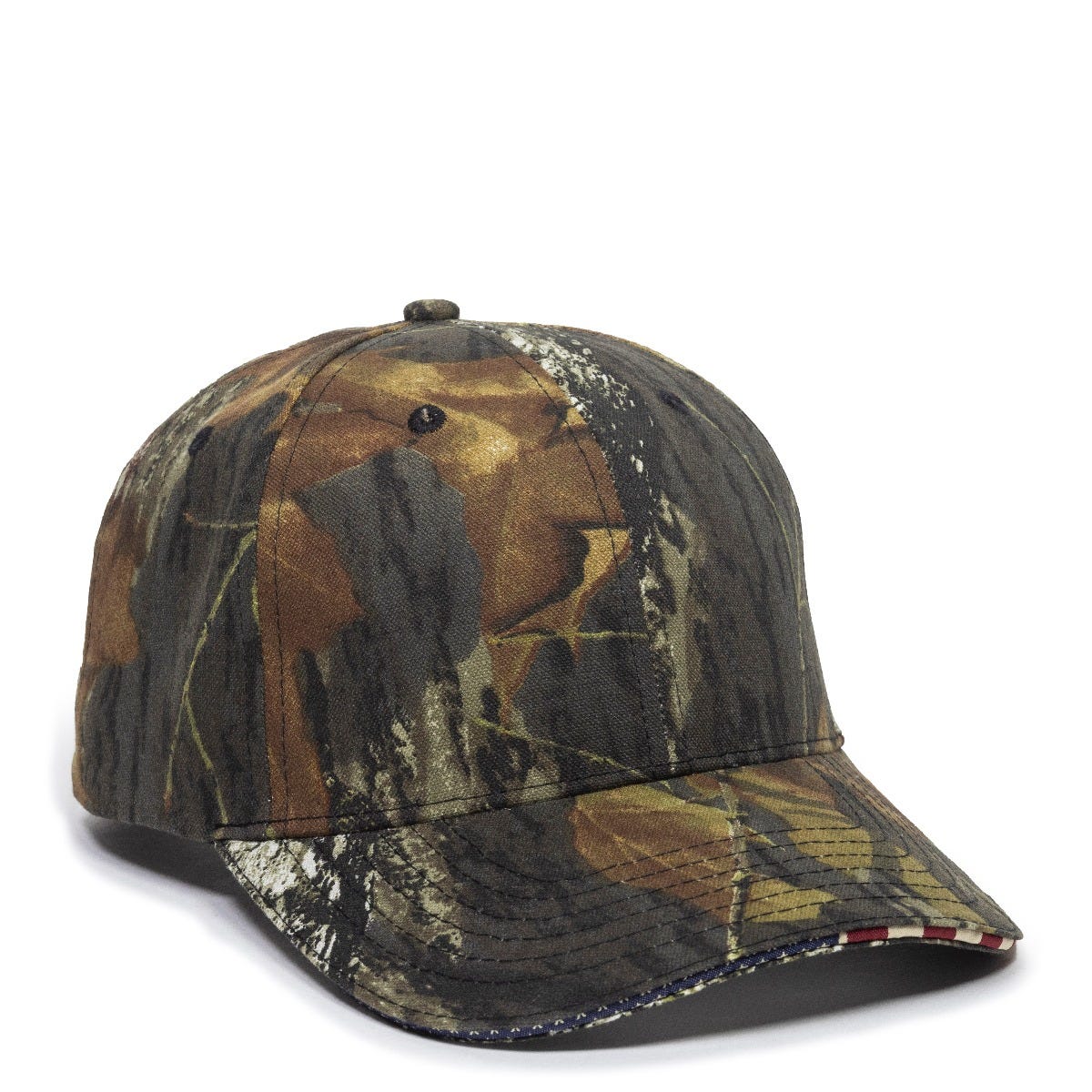 Outdoor Cap USA350 Camo with Flag Sandwich Visor Cap – The Park