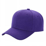 Unbranded Structured Baseball Cap, Blank 6 Panel Hat