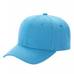 Unbranded Structured Baseball Cap, Blank 6 Panel Hat