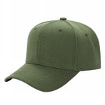 Unbranded Structured Baseball Cap, Blank 6 Panel Hat