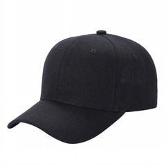 Unbranded Structured Baseball Cap, Blank 6 Panel Hat -
