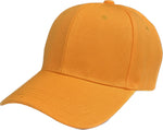 Unbranded Structured Baseball Cap, Blank 6 Panel Hat