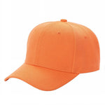 Unbranded Structured Baseball Cap, Blank 6 Panel Hat