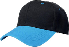 Unbranded 2 Tone Baseball Cap, Blank Structured Hat -