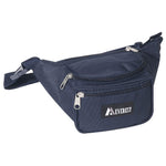 Everest Signature Waist Fanny Pack Travel Pouch Navy