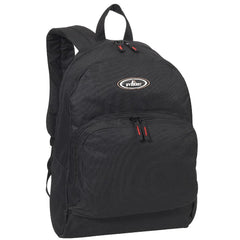Everest Backpack Book Bag - Back to School Classic Two-Tone with Front Organizer 1045A -