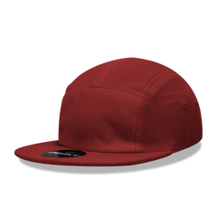 Decky 1000 5 Panel Racer Racing Jockey Hat, Camper Cap Performance Mesh -