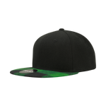 Decky 1045 Plaid Bill Snapback Hat, 6 Panel Flat Bill Cap