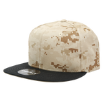 Decky 1047 Digital Camo Snapback Hat, 6 Panel Camouflage Flat Bill Cap - CASE Pricing