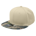 Decky 1047 Digital Camo Snapback Hat, 6 Panel Camouflage Flat Bill Cap - CASE Pricing
