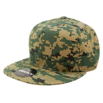 Decky 1047 Digital Camo Snapback Hat, 6 Panel Camouflage Flat Bill Cap - CASE Pricing