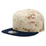 Decky 1047 Digital Camo Snapback Hat, 6 Panel Camouflage Flat Bill Cap - CASE Pricing
