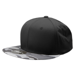 Decky 1047 Digital Camo Snapback Hat, 6 Panel Camouflage Flat Bill Cap - CASE Pricing