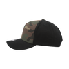Decky 1048 6 Panel Mid Profile Structured Camo Cap - CASE Pricing